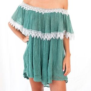 Jen's Pirate Booty Off-The-Shoulder Dress